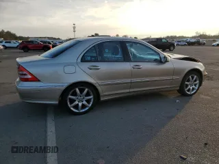 2003 Mercedes-Benz C 230 Kompressor with VIN WDBRF40JX3F395861, listed as a Copart auction lot 81585234 with 83,544 mi miles and Salvage Title. Bid and sale history available at DreamBid. Image 3.