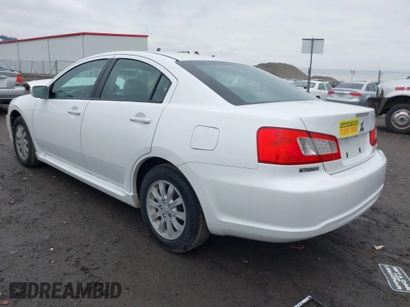2010 Mitsubishi Galant FE with VIN 4A32B2FF9AE012837, listed as a IAAI auction lot 41196882 with 156,147 mi miles. Bid and sale history available at carsss.com. Image 3.