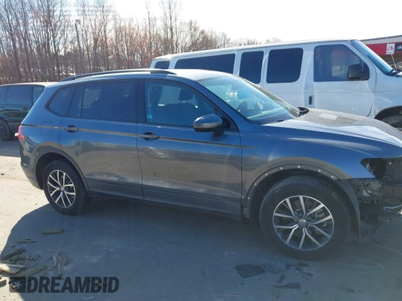 2021 Volkswagen Tiguan S with VIN 3VV1B7AX1MM044788, listed as a IAAI auction lot 41678069 with 91,665 mi miles and . Bid and sale history available at DreamBid. Image 14.