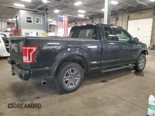 2015 Ford F-150 XLT with VIN 1FTEX1EP7FKF05432, listed as a Copart auction lot 60664805 with 165,509 mi miles and Salvage title. Bid and sale history available at DreamBid. Image 3.