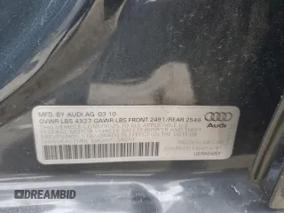 2010 Audi A4 Premium Plus с VIN WAUFFAFL6AN055781, выставлен на аукционе Copart как лот 57064365 с пробегом 107 622 миль миль и Чистый • Clean title. История ставок и продаж доступна на DreamBid. Изображение 12.