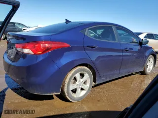 2012 Hyundai Elantra Limited with VIN 5NPDH4AE9CH083253, listed as a Copart auction lot 47805765 with 134,560 mi miles and Salvage Title. Bid and sale history available at carsss.com. Image 3.