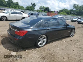 2012 BMW 7 Series 750Li xDrive with VIN WBAKC8C59CC434813, listed as a Copart auction lot 65277705 with Not provided miles and Clean title. Bid and sale history available at DreamBid. Image 3.