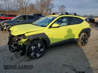 2024 Hyundai Kona SEL with VIN KM8HCCAB5RU105470, listed as a Copart auction lot 84081984 with 11,981 mi miles and Salvage Title. Bid and sale history available at carsss.com. Image 1.
