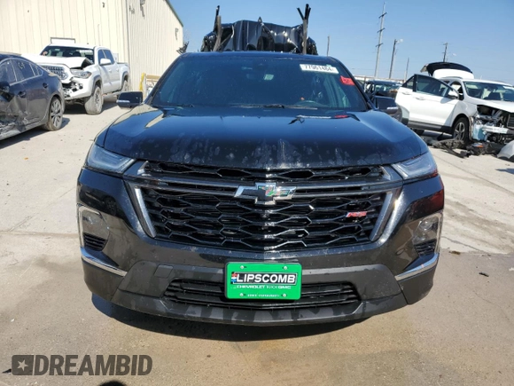 2022 Chevrolet Traverse RS with VIN 1GNERJKW6NJ111518, listed as a Copart auction lot 77961484 with 33,592 mi miles and Non repairable. Bid and sale history available at DreamBid. Image 5.