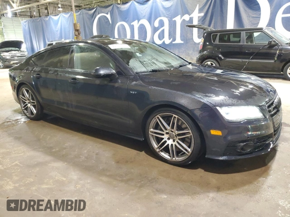 2014 Audi S7 Prestige with VIN WAUW2AFC0EN029419, listed as a Copart auction lot 50169735 with 89,888 mi miles and Clean Title. Bid and sale history available at carsss.com. Image 4.