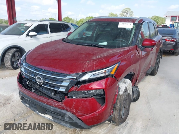 2024 Nissan Rogue SV with VIN JN8BT3BA5RW002509, listed as a IAAI auction lot 41579914 with 12,753 mi miles and . Bid and sale history available at carsss.com. Image 18.