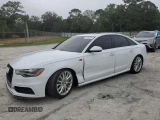 2014 Audi A6 with VIN WAUHMBFC4EN052081, listed as a Copart auction lot 78794434 with 194,173 mi miles and Salvage title. Bid and sale history available at DreamBid. Image 1.