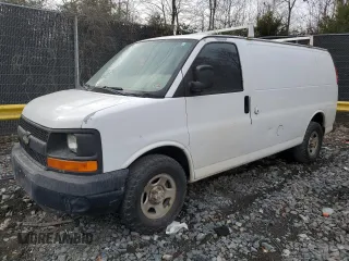 2007 Chevrolet Express Cargo z VIN 1GCFG15X671227537, wystawiony jako Copart lot #79915294 z przebiegiem 112 515 mil mil oraz Czysty tytuł • Clean title. Historia ofert i sprzedaży dostępna na DreamBid. Obrazek 1.