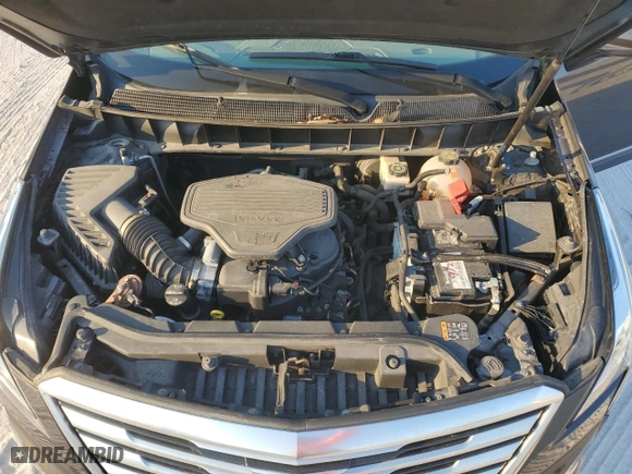 2017 Cadillac XT5 Luxury AWD with VIN 1GYKNDRSXHZ267282, listed as a Copart auction lot 44536615 with 0 mi miles and Salvage Title. Bid and sale history available at carsss.com. Image 12.