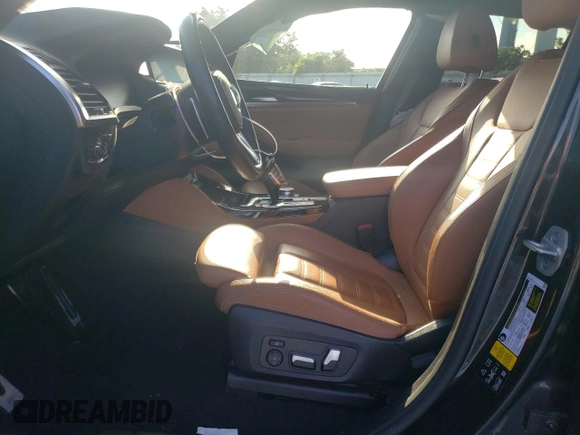 2021 BMW X4 M40i with VIN 5UX2V5C08M9G87220, listed as a Copart auction lot 64087953 with 0 mi miles. Bid and sale history available at carsss.com. Image 7.