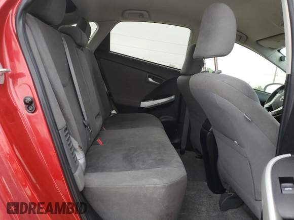 2013 Toyota Prius One with VIN JTDKN3DU3D5555123, listed as a Copart auction lot 50601635 with 206,210 mi miles and Salvage Title. Bid and sale history available at carsss.com. Image 10.