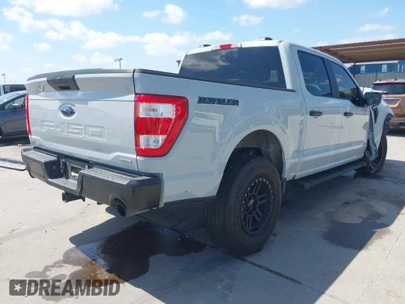 2023 Ford F-150 XL with VIN 1FTFW1E84PFA48461, listed as a IAAI auction lot 42096361 with 52,354 mi miles and . Bid and sale history available at DreamBid. Image 4.