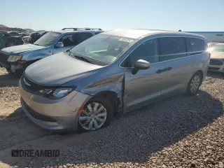 2021 Chrysler Voyager L z VIN 2C4RC1AG1MR510286, wystawiony jako Copart lot #75323224 z przebiegiem 104 733 mil mil oraz Szkoda całkowita • Salvage title. Historia ofert i sprzedaży dostępna na DreamBid. Obrazek 1.