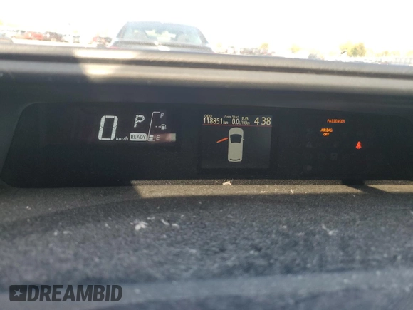 2016 Toyota Prius One z VIN JTDKDTB33G1124984, wystawiony jako Copart lot #57396855 z przebiegiem 118 851 mil mil oraz Szkoda całkowita • Salvage title. Historia ofert i sprzedaży dostępna na DreamBid. Obrazek 9.
