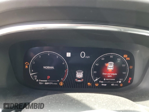 2024 Acura MDX Technology with VIN 5J8YD9H49RL002877, listed as a Copart auction lot 53108385 with 9,171 mi miles and Salvage title. Bid and sale history available at DreamBid. Image 9.
