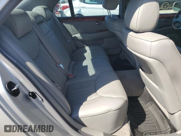 2004 Lexus LS 430 with VIN JTHBN36F240156231, listed as a Copart auction lot 55115825 with 233,658 mi miles and Salvage Title. Bid and sale history available at DreamBid. Image 10.