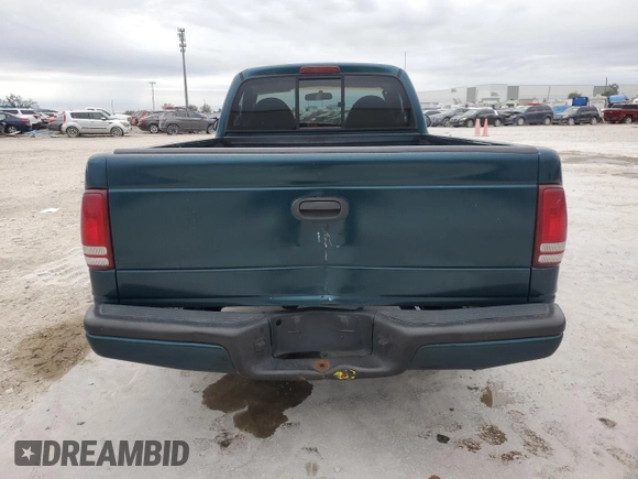 1997 Dodge Dakota with VIN 1B7FL26X1VS151362, listed as a Copart auction lot 88456545 with 177,289 mi miles and Salvage Title. Bid and sale history available at carsss.com. Image 6.