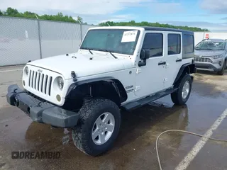 2013 Jeep Wrangler Unlimited Sport with VIN 1C4BJWDG4DL599151, listed as a IAAI auction lot 42212831 with 143,865 mi miles and . Bid and sale history available at DreamBid. Image 17.