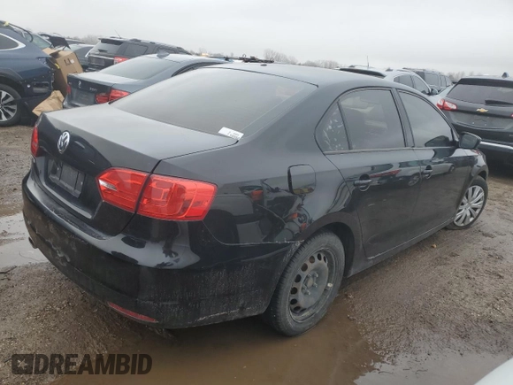 2011 Volkswagen Jetta Sedan S with VIN 3VW2K7AJ9BM396171, listed as a Copart auction lot 88256615 with 103,677 mi miles and Salvage Title. Bid and sale history available at carsss.com. Image 3.