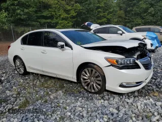 2014 Acura RLX Tech Pkg with VIN JH4KC1F56EC007600, listed as a Copart auction lot 66319624 with 145,375 mi miles and Salvage Title. Bid and sale history available at carsss.com. Image 4.