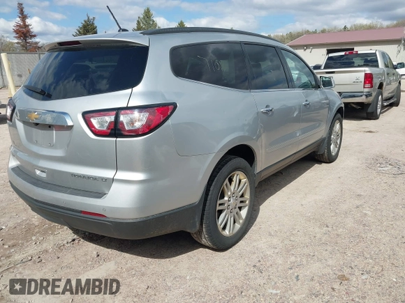2015 Chevrolet Traverse LT with VIN 1GNKVGKD6FJ364713, listed as a IAAI auction lot 42157101 with 127,547 mi miles and . Bid and sale history available at DreamBid. Image 4.