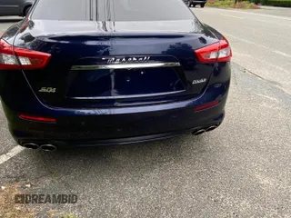 2018 Maserati Ghibli S Q4 GranLusso with VIN ZAM57YTL2J1270859, listed as a Copart auction lot 43597825 with 34,164 mi miles and Salvage Title. Bid and sale history available at carsss.com. Image 4.