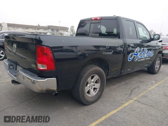 2010 Dodge 1500 SLT with VIN 1D7RB1GP3AS248605, listed as a IAAI auction lot 42023679 with 322,716 mi miles. Bid and sale history available at carsss.com. Image 4.