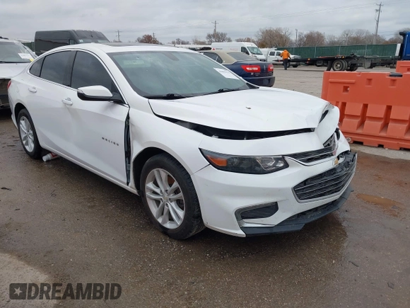 2018 Chevrolet Malibu LT with VIN 1G1ZD5ST0JF153372, listed as a IAAI auction lot 41093735 with 111,093 mi miles and . Bid and sale history available at DreamBid. Image 1.