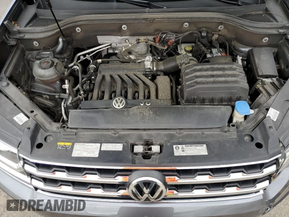 2019 Volkswagen Atlas SE with VIN 1V2DR2CA2KC537413, listed as a Copart auction lot 55360555 with 81,797 mi miles and Salvage title. Bid and sale history available at DreamBid. Image 12.