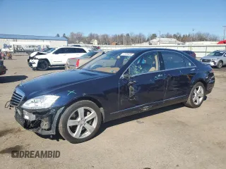 2013 Mercedes-Benz S-Class S 550 with VIN WDDNG9EB1DA515790, listed as a Copart auction lot 47459435 with 35,186 mi miles and Salvage Title. Bid and sale history available at carsss.com. Image 1.
