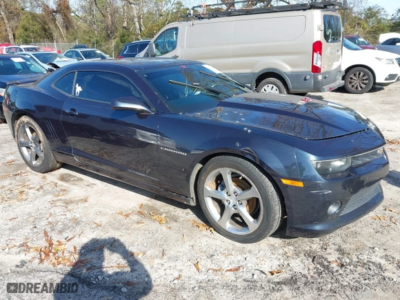 2014 Chevrolet Camaro LT with VIN 2G1FC1E36E9246437, listed as a IAAI auction lot 41112141 with NaN miles. Bid and sale history available at carsss.com. Image 1.