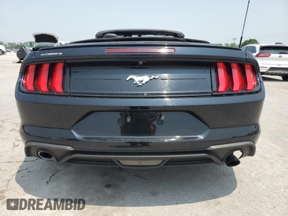 2018 Ford Mustang EcoBoost Premium with VIN 1FATP8UH9J5132529, listed as a Copart auction lot 60113095 with 109,405 mi miles and Salvage title. Bid and sale history available at DreamBid. Image 6.