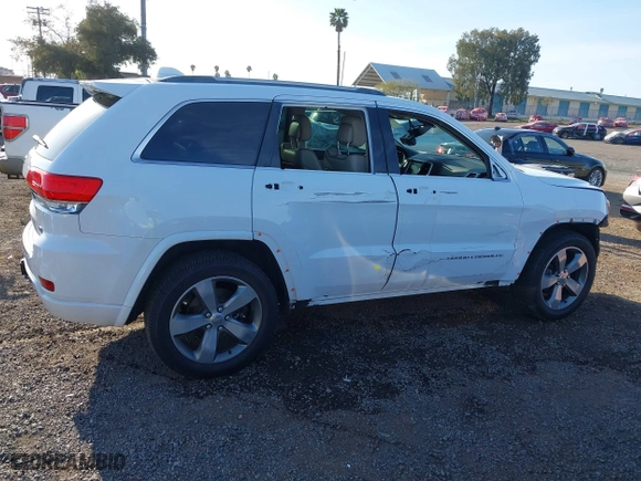 2014 Jeep Grand Cherokee Overland with VIN 1C4RJFCG8EC162271, listed as a IAAI auction lot 41827017 with 183,447 mi miles. Bid and sale history available at carsss.com. Image 14.