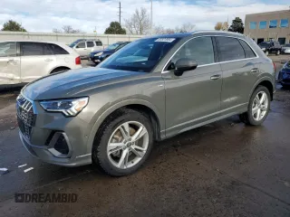 2019 Audi Q3 S line Prestige with VIN WA1FECF36K1087537, listed as a Copart auction lot 80520984 with 39,183 mi miles and Clean Title. Bid and sale history available at carsss.com. Image 1.