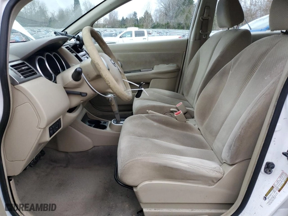 2010 Nissan Versa 1.8 S with VIN 3N1BC1CP9AL452387, listed as a Copart auction lot 85299844 with 195,540 mi miles and Salvage Title. Bid and sale history available at carsss.com. Image 7.
