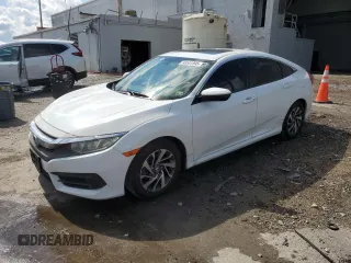 2017 Honda Civic EX z VIN 2HGFC2F70HH523187, wystawiony jako Copart lot #58541995 z przebiegiem 92 498 mil mil oraz Szkoda całkowita • Salvage title. Historia ofert i sprzedaży dostępna na DreamBid. Obrazek 1.
