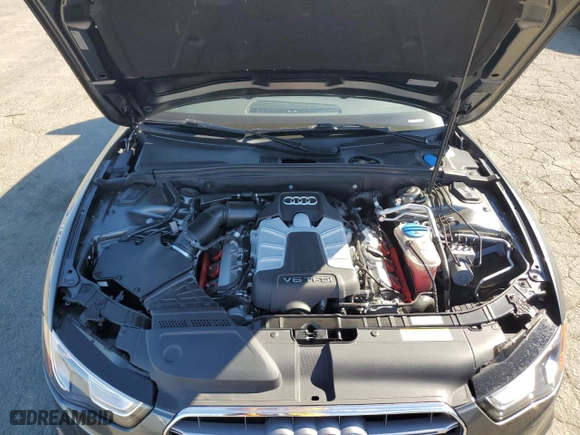 2016 Audi S5 Premium Plus with VIN WAUC4AFR7GA027761, listed as a Copart auction lot 75911984 with 0 mi miles and Salvage Title. Bid and sale history available at carsss.com. Image 11.