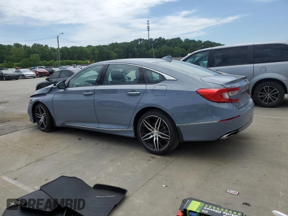 2021 Honda Accord Touring with VIN 1HGCV2F98MA001253, listed as a Copart auction lot 57621125 with 44,809 mi miles and Salvage title. Bid and sale history available at DreamBid. Image 2.