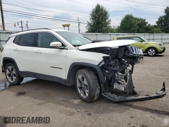 2019 Jeep Compass Limited z VIN 3C4NJDCB7KT620292, wystawiony jako Copart lot #65454205 z przebiegiem 65 431 mil mil oraz Szkoda całkowita • Salvage title. Historia ofert i sprzedaży dostępna na DreamBid. Obrazek 4.
