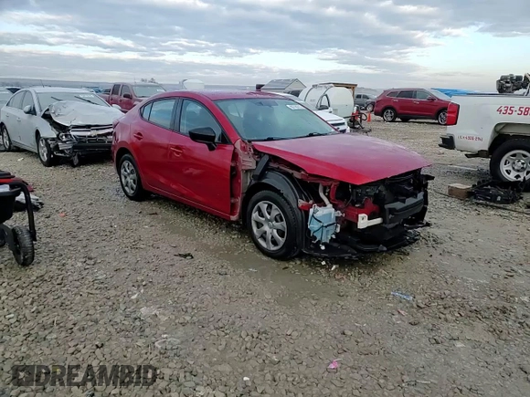 2014 Mazda 3 i SV with VIN JM1BM1T78E1185394, listed as a Copart auction lot 88788315 with 106,915 mi miles and Salvage Title. Bid and sale history available at DreamBid. Image 14.