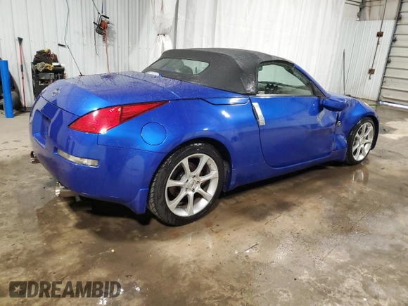 2004 Nissan 350Z Enthusiast z VIN JN1AZ36A34T006197, wystawiony jako Copart lot #44373895 z przebiegiem 108 793 mil mil oraz Szkoda całkowita • Salvage title. Historia ofert i sprzedaży dostępna na DreamBid. Obrazek 3.