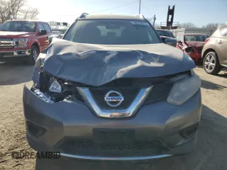 2016 Nissan Rogue SV with VIN KNMAT2MV9GP622515, listed as a Copart auction lot 48576075 with 132,907 mi miles and Salvage Title. Bid and sale history available at carsss.com. Image 5.