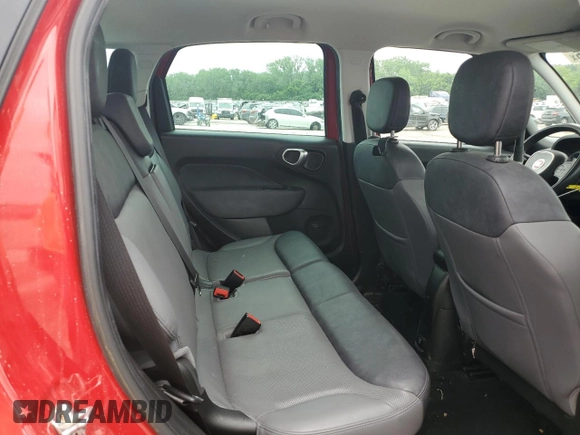 2014 FIAT 500L Lounge with VIN ZFBCFACH6EZ029513, listed as a Copart auction lot 57478605 with 105,824 mi miles and Salvage title. Bid and sale history available at DreamBid. Image 10.