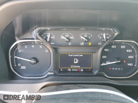 2022 GMC Sierra 1500 SLT z VIN 3GTU9DED8NG185539, wystawiony jako Copart lot #48722825 z przebiegiem 59 266 mil mil oraz Szkoda całkowita • Salvage title. Historia ofert i sprzedaży dostępna na DreamBid. Obrazek 9.