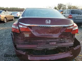 2017 Honda Accord LX with VIN 1HGCR2F30HA232458, listed as a Copart auction lot 50519515 with 126,589 mi miles and Salvage Title. Bid and sale history available at carsss.com. Image 6.