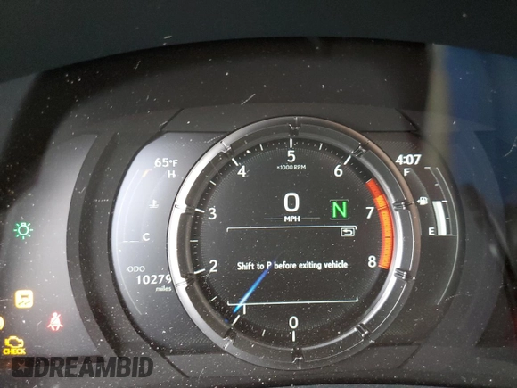 2023 Lexus IS 350 F Sport with VIN JTHGZ1B23P5068846, listed as a Copart auction lot 51160415 with 10,279 mi miles and Salvage title. Bid and sale history available at DreamBid. Image 9.