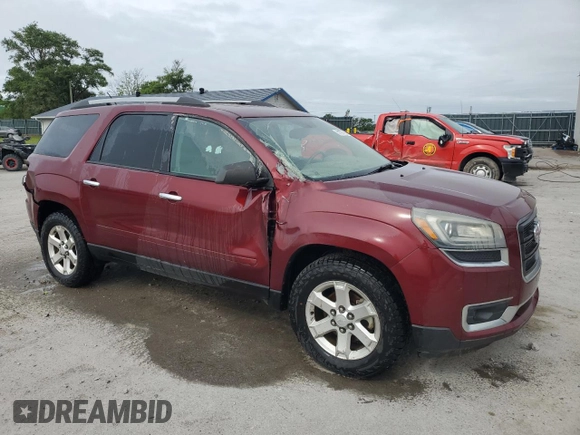 2015 GMC Acadia SLE with VIN 1GKKRNED3FJ223065, listed as a Copart auction lot 57797365 with 195,328 mi miles and Salvage title. Bid and sale history available at DreamBid. Image 4.