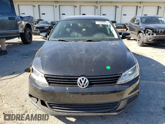 2011 Volkswagen Jetta SE with VIN 3VWDX7AJ2BM013018, listed as a Copart auction lot 73686974 with 145,557 mi miles and Salvage title. Bid and sale history available at DreamBid. Image 5.