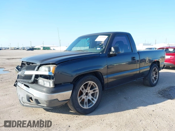 2005 Chevrolet Silverado 1500 with VIN 1GCEC14X25Z184256, listed as a IAAI auction lot 39455690 with 153,986 mi miles and . Bid and sale history available at DreamBid. Image 2.